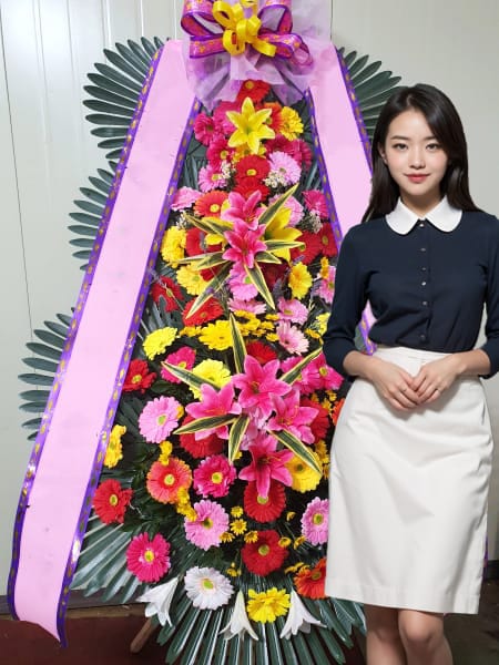 빌라드마리 3단화환 기본형