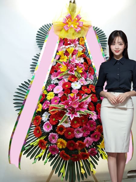 빌라드마리 3단화환 고급형
